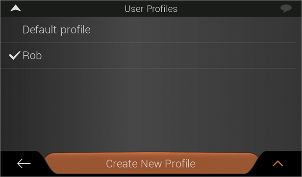Changing User profile
