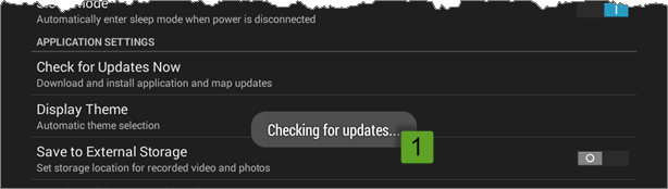 Settings - Updates - Checking for updates